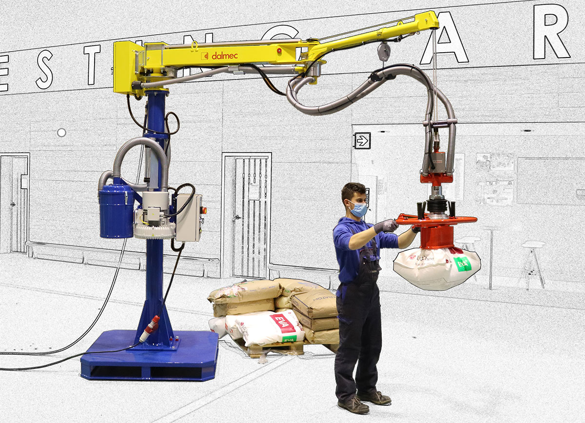 Manipulateur à câble pour sacs